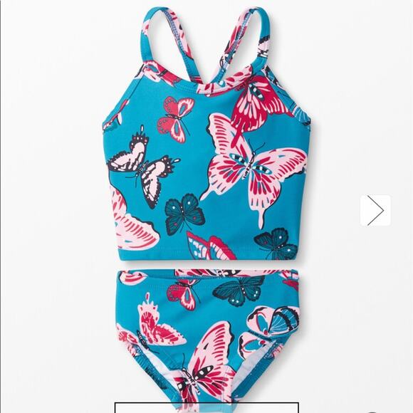 NWOT Hanna Andersson Size 2 Butterfly Printed Tankini Swimsuit - Picture 4 of 4